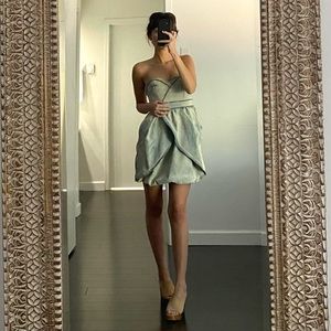 Guess Vintage Y2K Lubov Denim Strapless Mini Bubble Dress Size 5